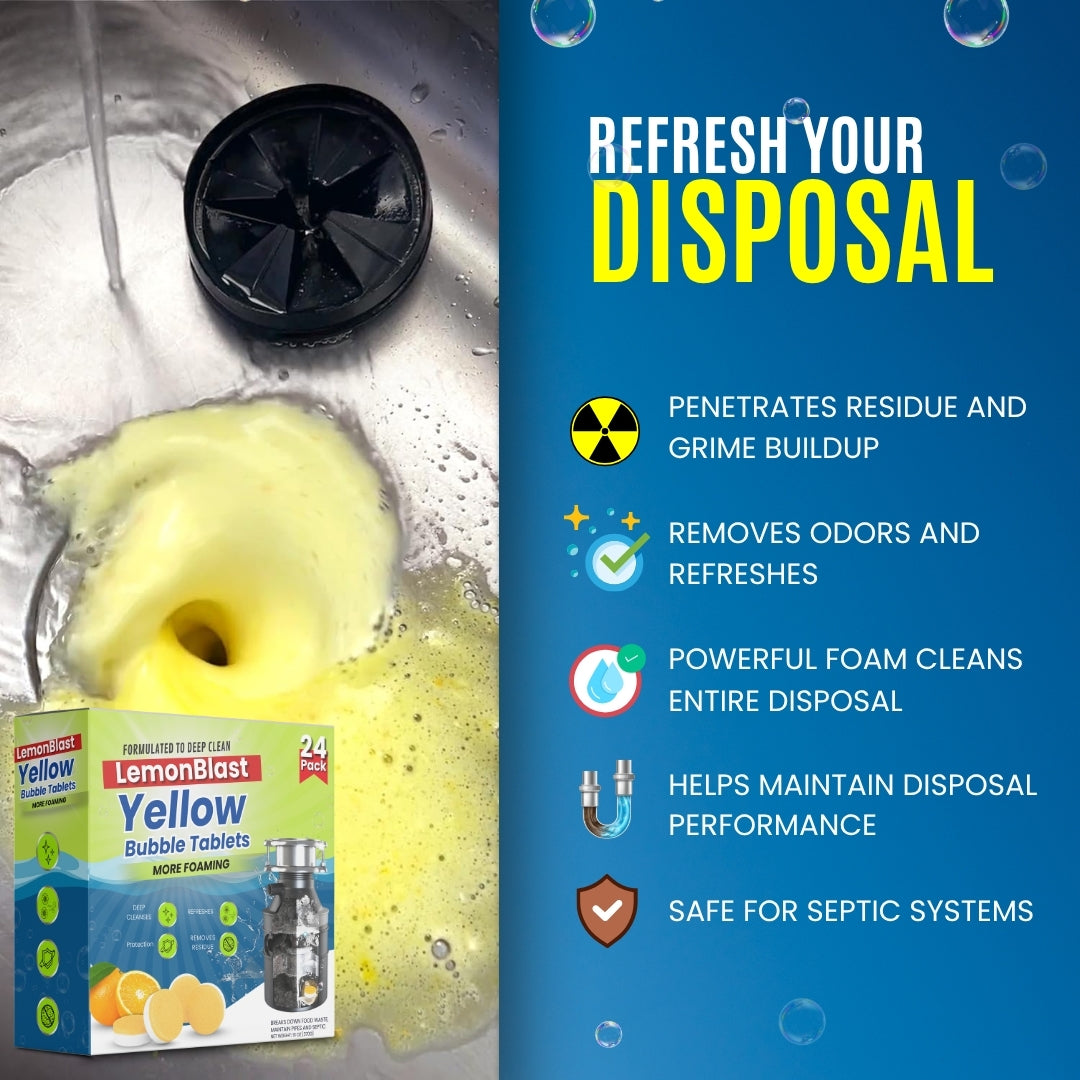 LemonBlast™ Drain Fizz Tablets