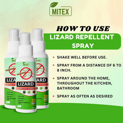 MITEX™ Herbal Lizard Repellent Spray (Pack of 3)