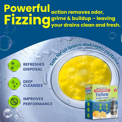 LemonBlast™ Drain Fizz Tablets