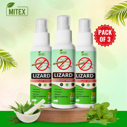 MITEX™ Herbal Lizard Repellent Spray (Pack of 3)